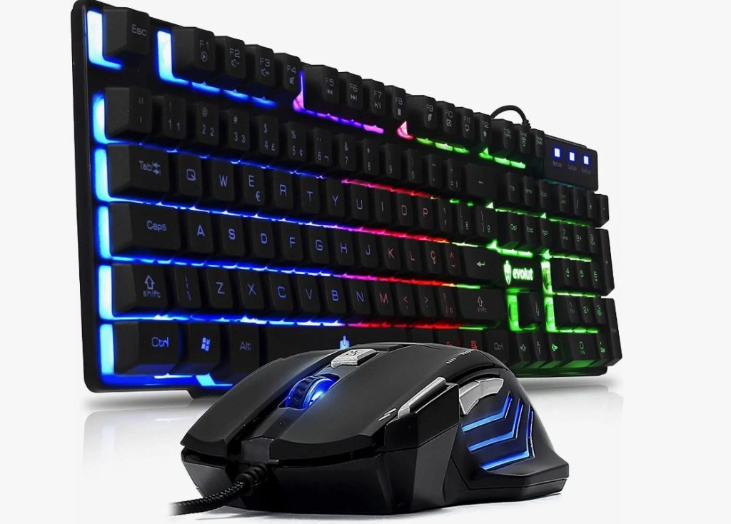 teclado mecánico iluminado
